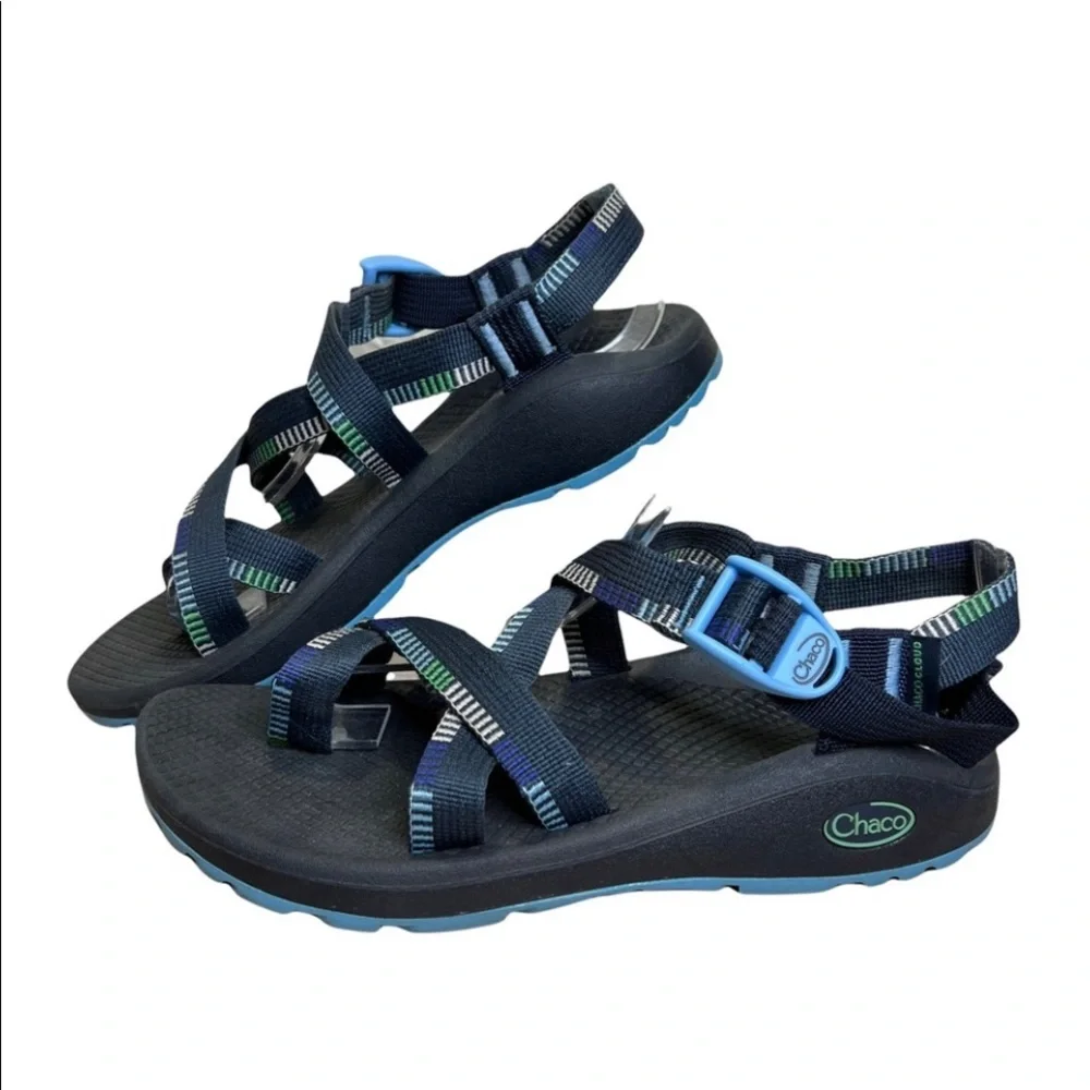 Chaco Womens 7 Z/Cloud 2 Sport Sandals Tally Navy - Picture 1 of 13